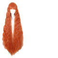 Cos Wig Orange 120cm Scalding de maïs