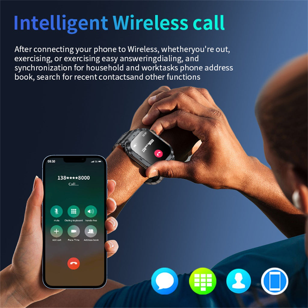 Multifonctionnel réveil étanche Grand cadran montre rappel intelligent
