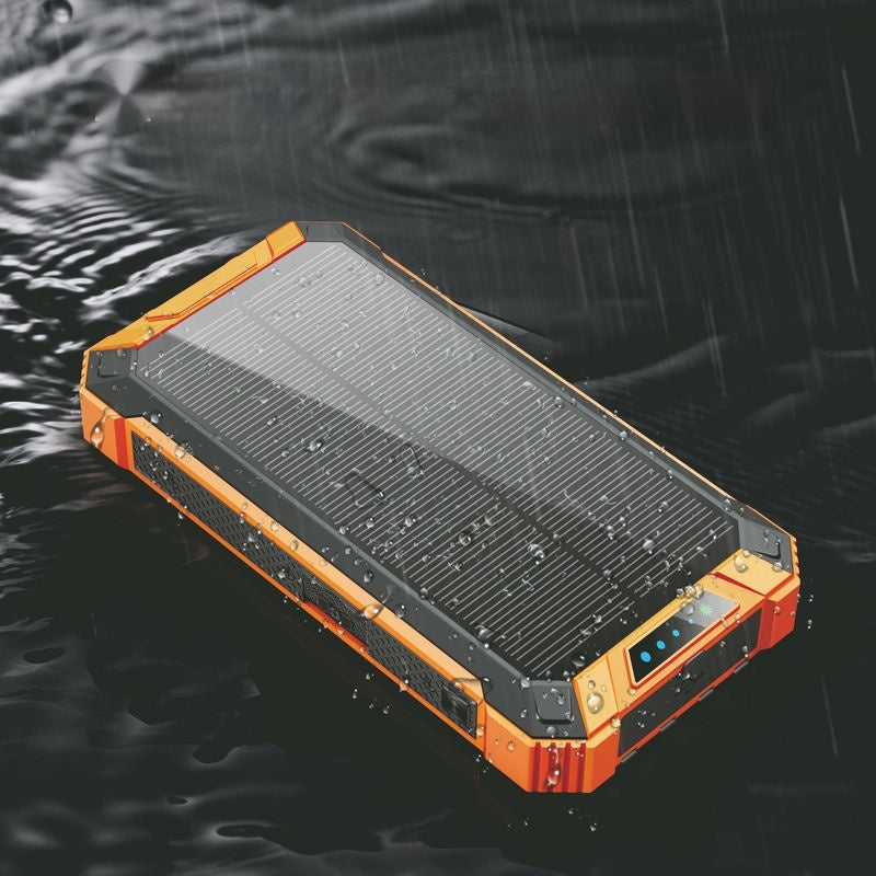 Portable Solar Power Bank Wireless Charger