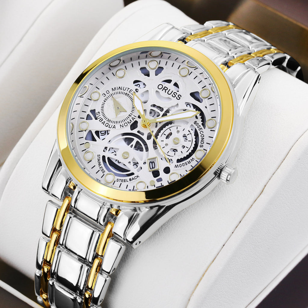 Mouvement automatique de montres Quartz Hollow