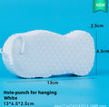 Éponge de bain 3D blanc-PVA-1 pièce
