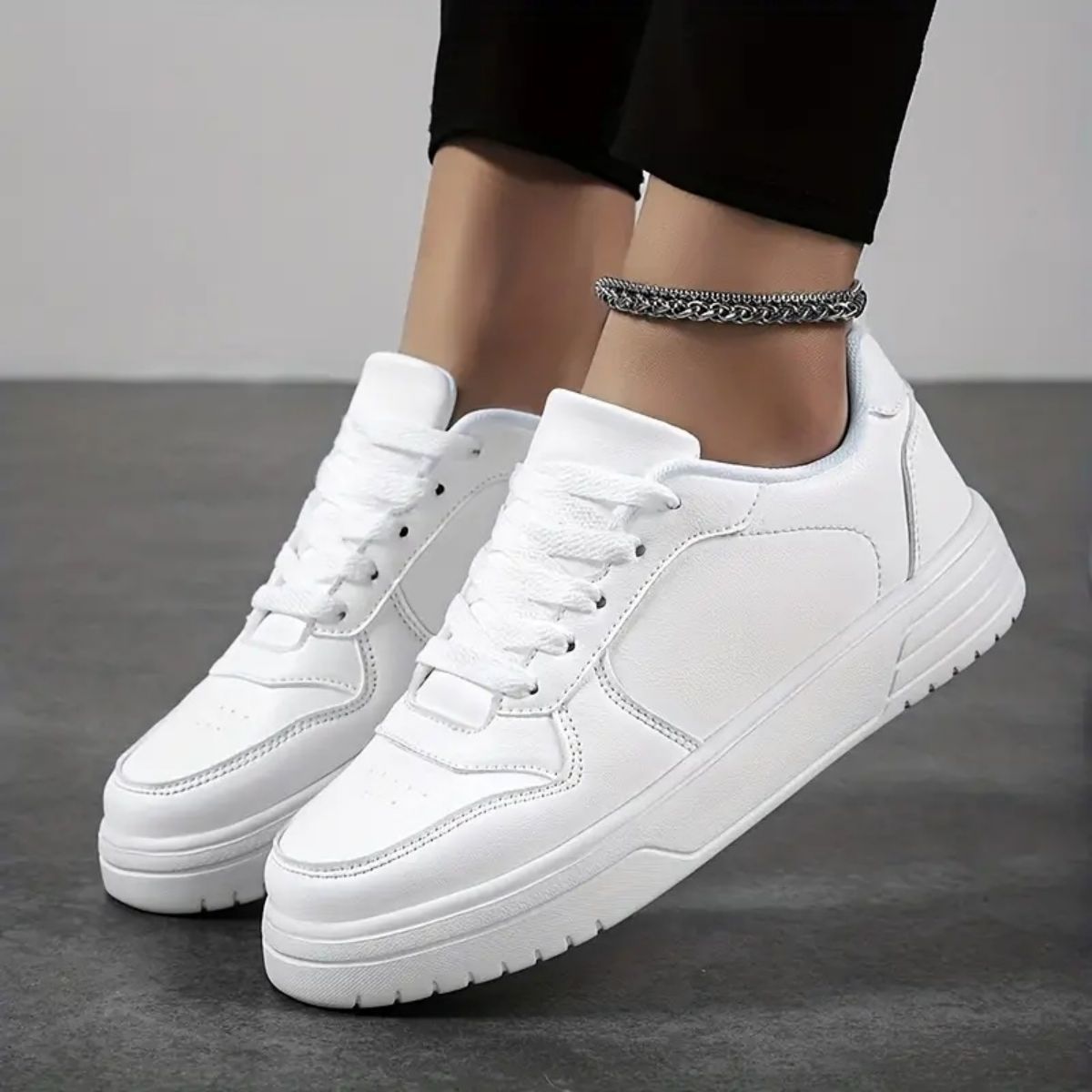 Débutant Hommes Chaussures Sneakers Hommes Cuir Haut Respirant Sports Chaussures Casual