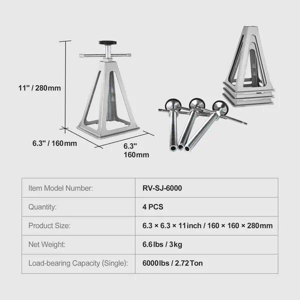 Ensemble de chaussettes pour stabilisateur RV