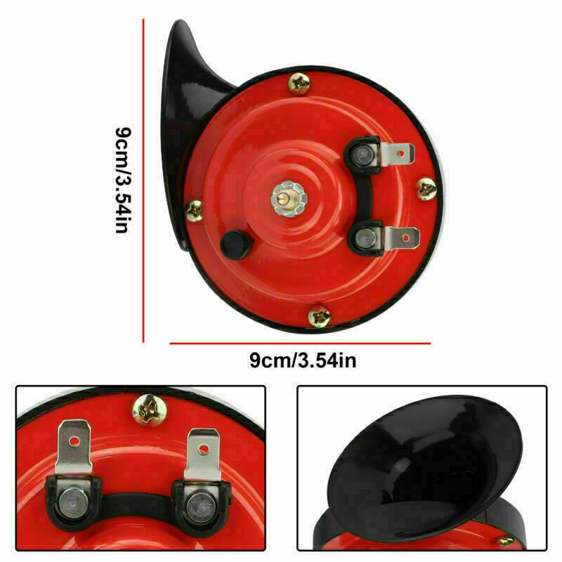 12V 300DB Super Loud Train Horn Waterproof pour moto camion VUS bateau