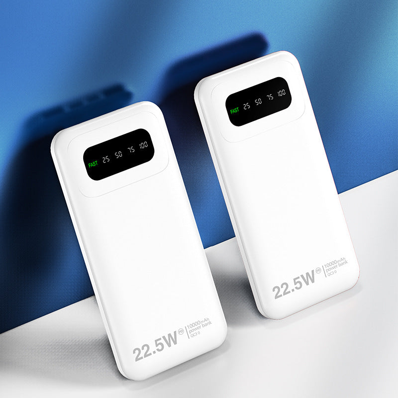 Charge rapide Grande capacité 20000 MA Banque d'alimentation d'affichage numérique pour téléphone mobile