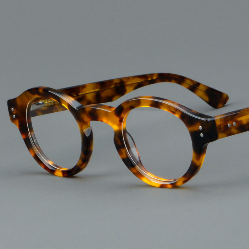 Cadre en tôle République de Chine style Monture ronde Myopia Verres Cadre Non-prescript