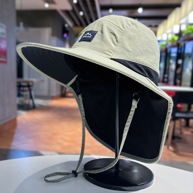 Chapeau de pêche Protection contre le soleil Protection contre les UV contre les cols d'été unisexe