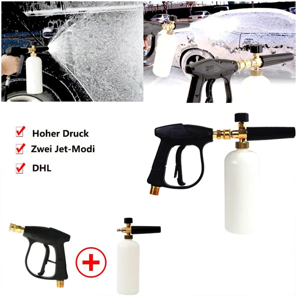 Relâchez rapidement le pistolet à lave-linge à pression à mousse de neige Bouteille de canon 1L