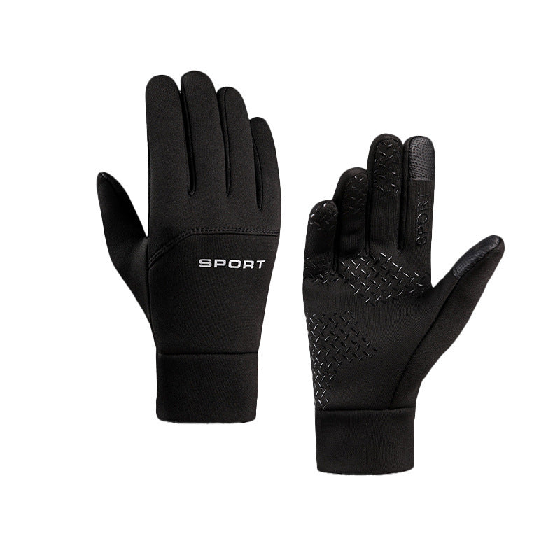 Gants de vélo de plein air chauds pour hommes