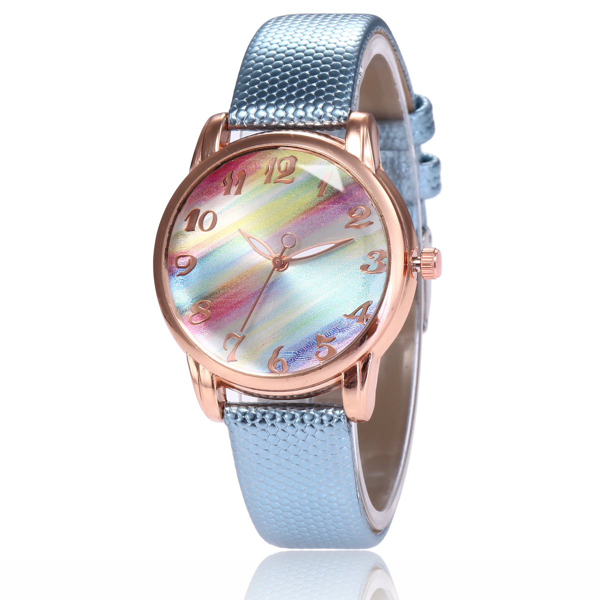 Trendy et fashionable Rainbow Face Women's Watch