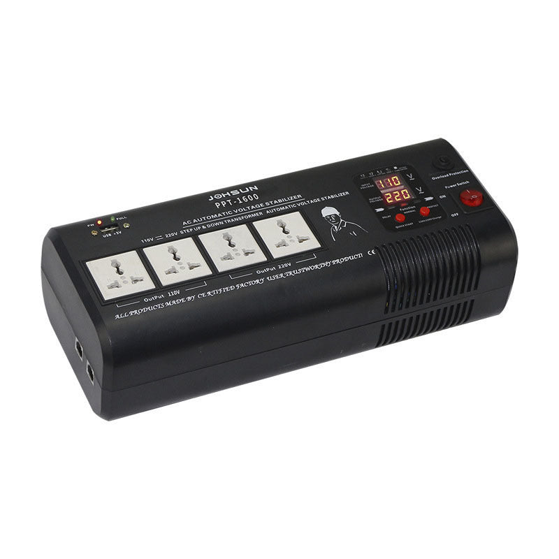 Accueil Panneau Voltage Régulateur Plug Et Jouer 220V À 110 V