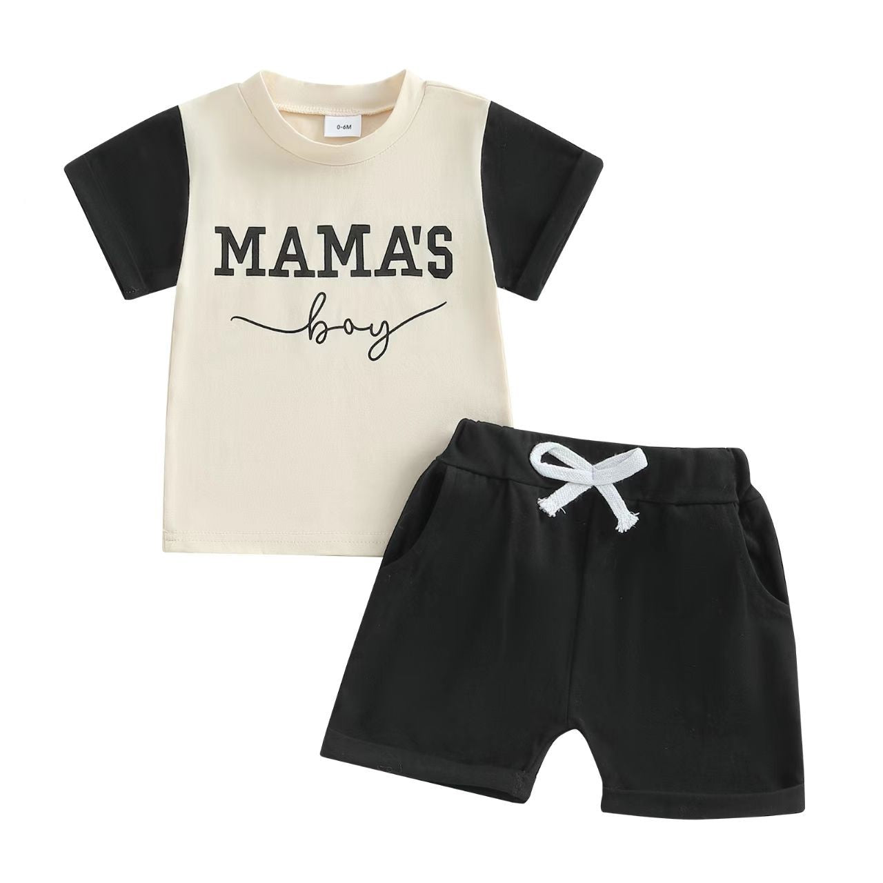 T-shirt et shorts à manches courtes d'été