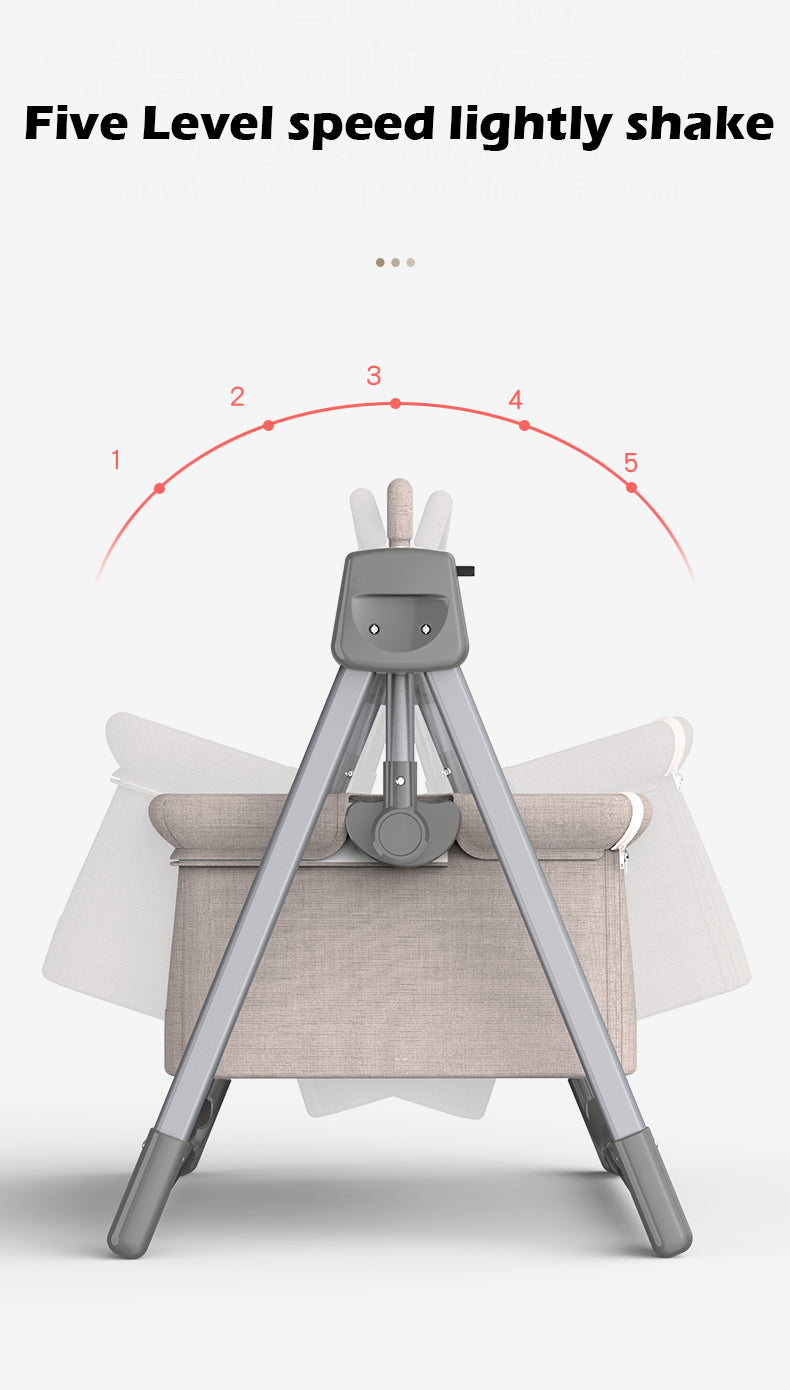 Berceau électrique intelligent multifonction pour bébé