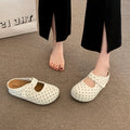 Petit Retro Polka Dot Mary Jane Pantoufles