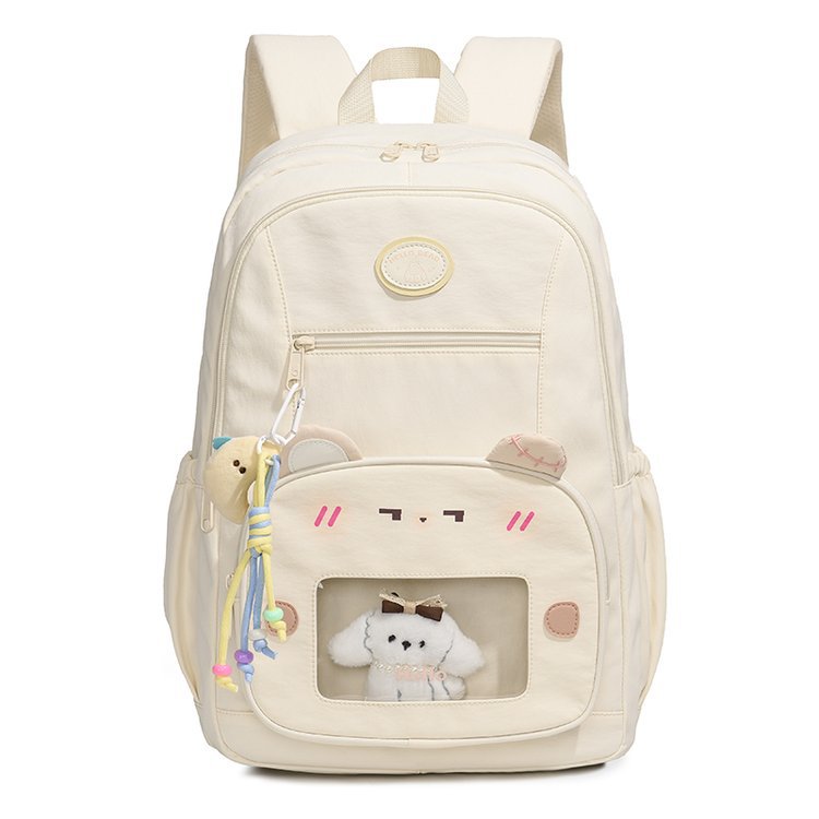 Sac à dos en nylon transparent style coréen