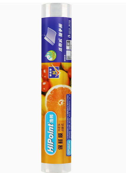 Rouleau jetable en plastique enveloppant-point-et-coup-blanc-LDPE-1