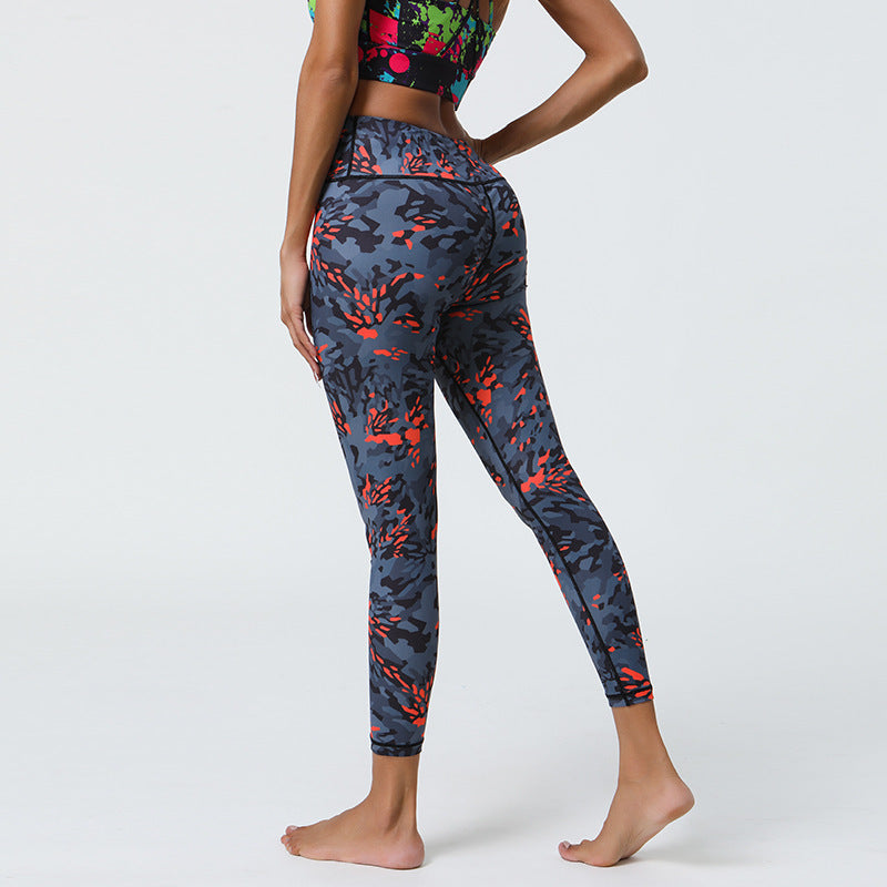 Leggings de yoga imprimés pour femmes