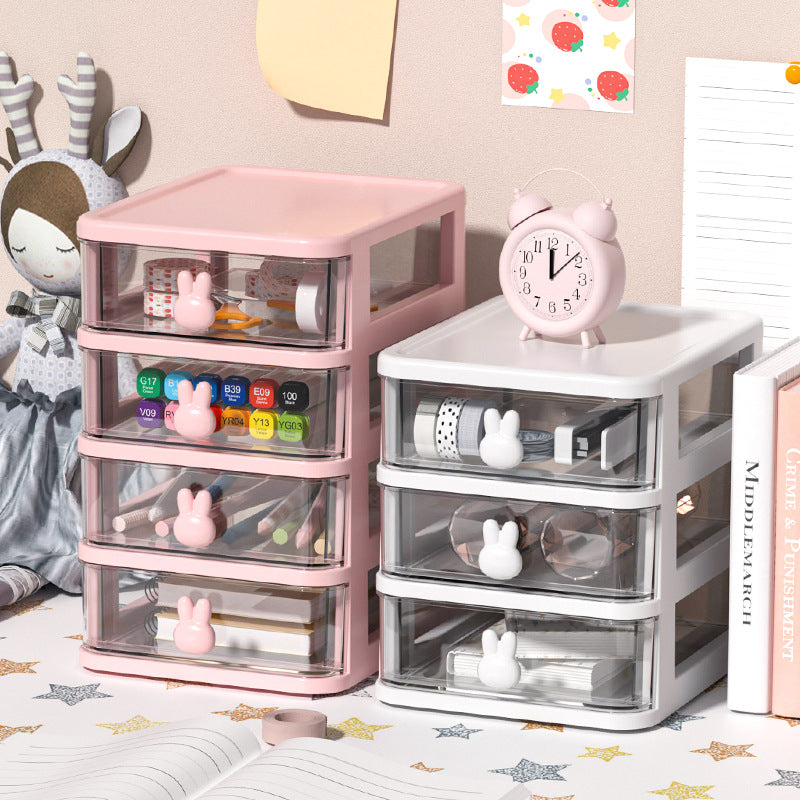 Boîte de rangement de bureau Petit type de tiroir Coiffure pour enfants Clip Headwear Organization Box