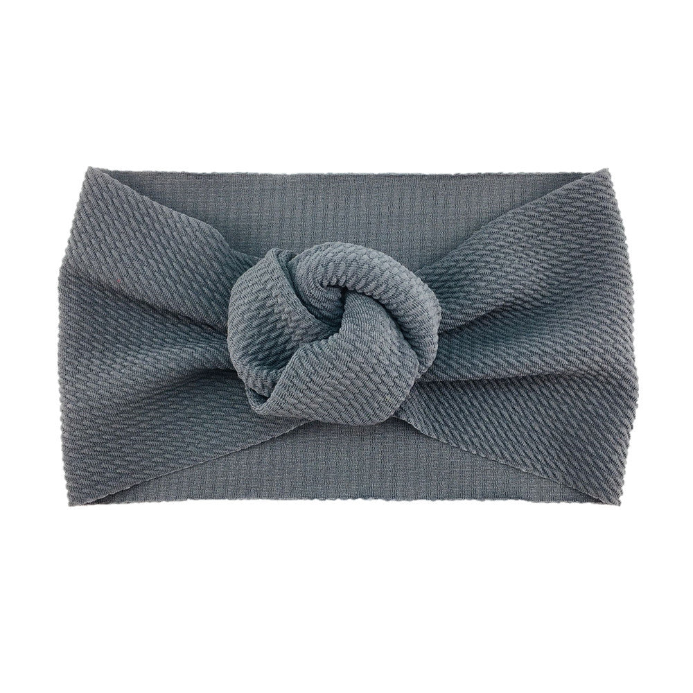Bébé Twill Bubble Rose fleur bandeau Instagram style enfants accessoires de cheveux
