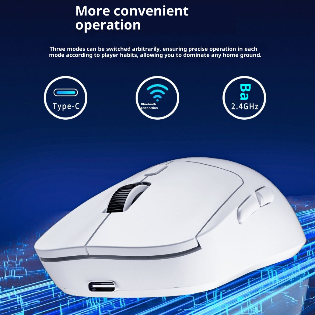 Bluetooth Wired Trois modèles Mouse Office Notebook Jeu Mute sans fil multicolore