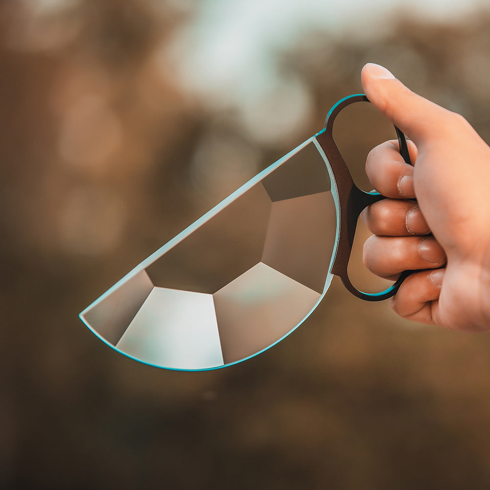 Kaléidoscope Semicircle portatif Effets spéciaux Filtre Photographie Vidéo SLR Caméra Acces