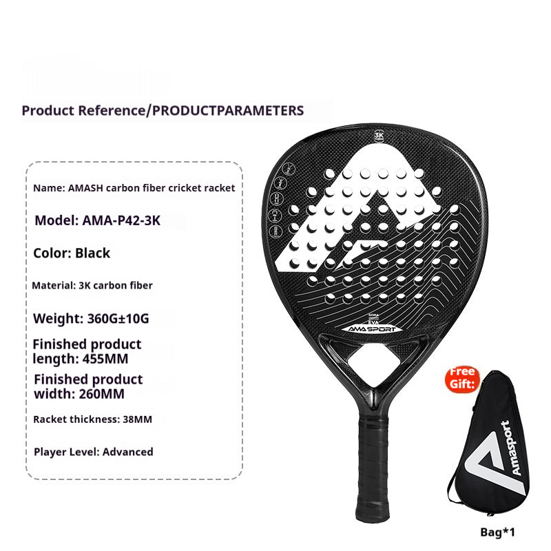 Raquette de tennis en fibre de carbone Cage Style