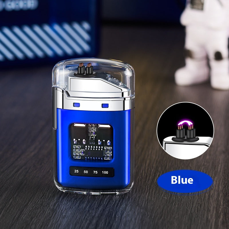 Cas transparent créatif Electronic Pulse Lighter