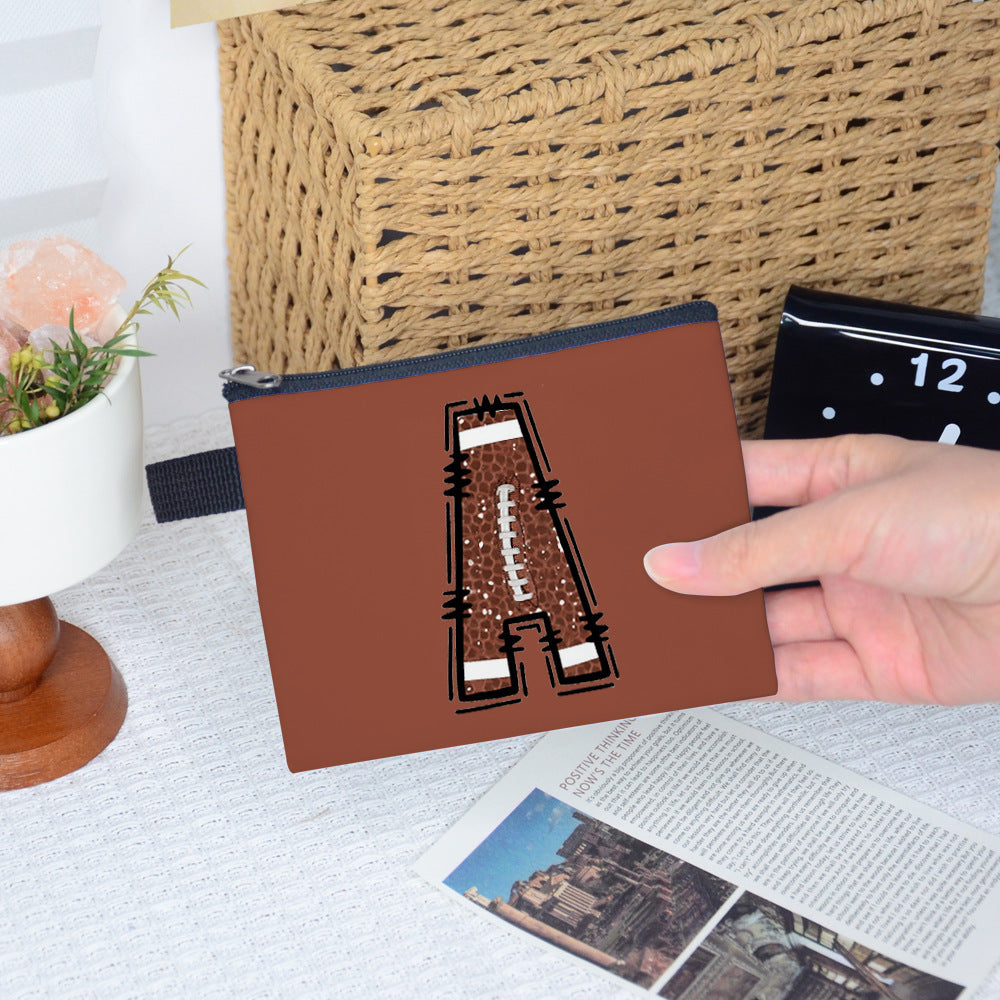 Creative Baseball Themed Lettre Coin Purse