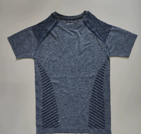 Fitness d'été musculation-renforçant Tight-Fitting Seamless Quick-Drying corps-Shaping Short-Sle