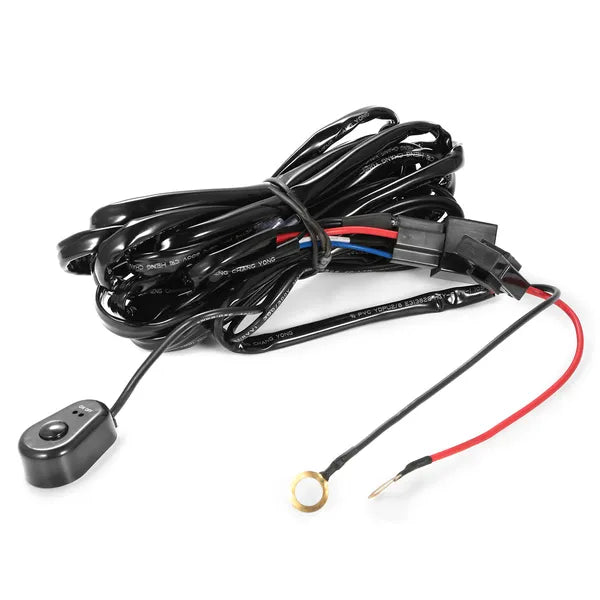 Kit d'harnais pour barre de lumière LED 280W 12V 40A Power Relay Fuse On Off Interrupteur 10ft Longueur U