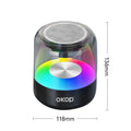 KP-572 Wireless Mini Bluetooth Speaker Compact Home Subwoofer with Ambient Lighting