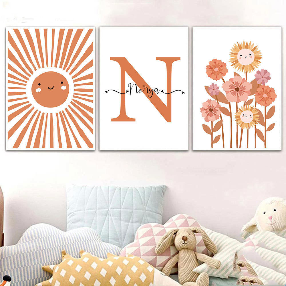 Page d'accueil Affiche d'art Peinture en toile florale
