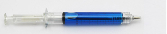 Syringe Syringe Publicité Syringe stylo à bille