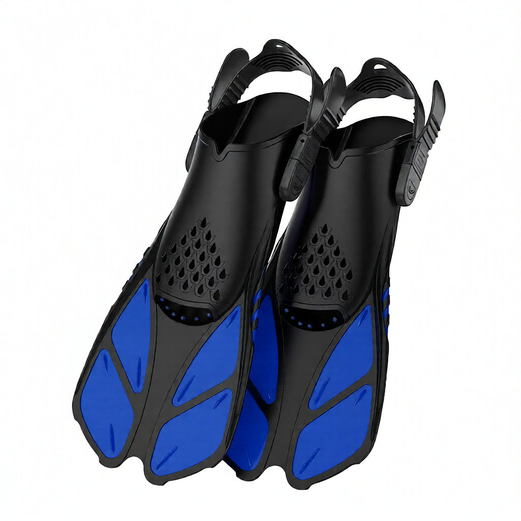 Snorkeling professionnel hommes et femmes haute élasticité durable ajustable courte Fins