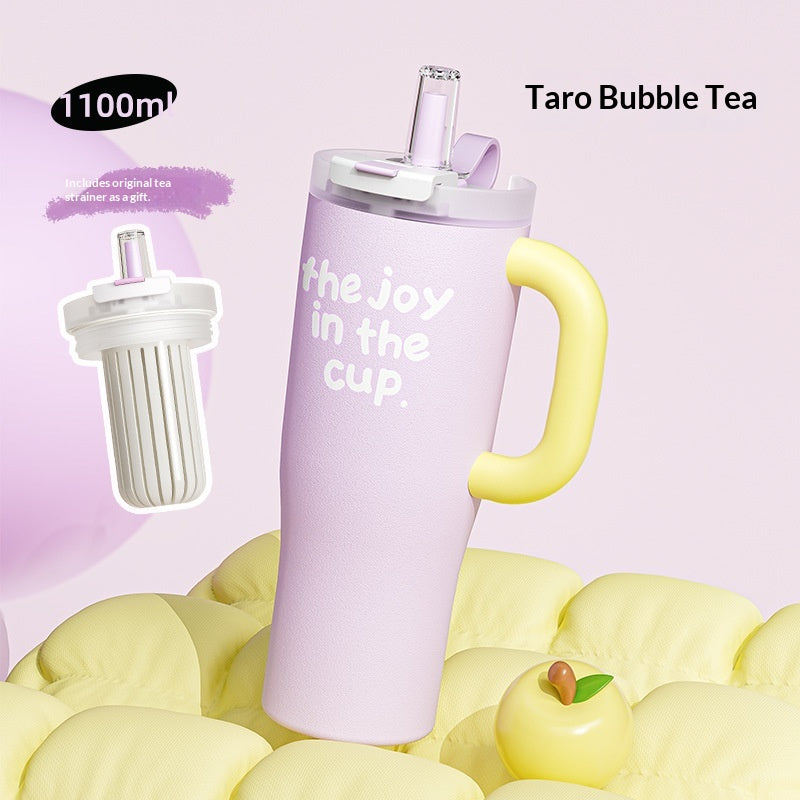 Insulated double-wall stainless steel water bottle