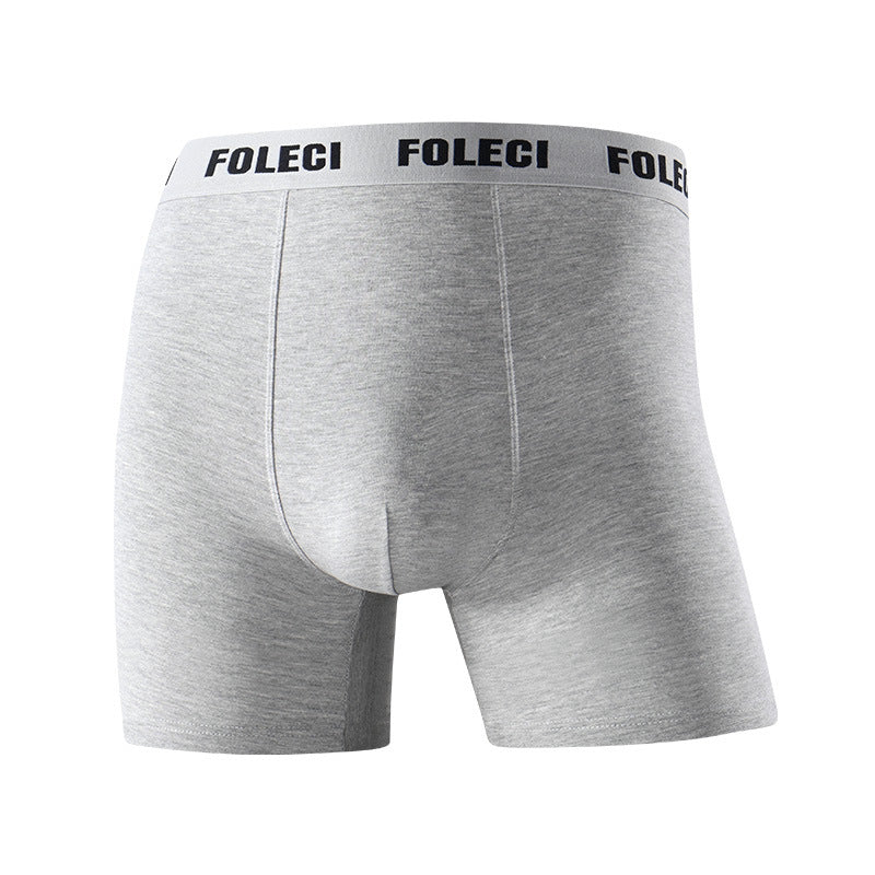 Sous-vêtements de sport allongés pour hommes Slips anti-wear pour jambes Pure Coton Respirant