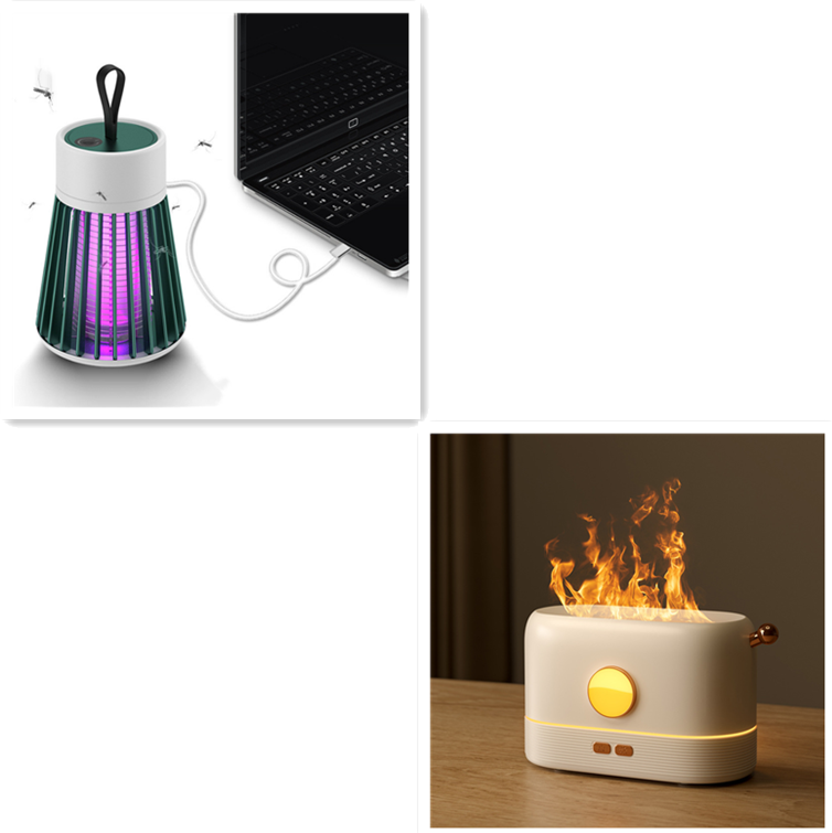 Simulation Flame Usb Humidificateur Home Desktop Fragrance Diffuseur