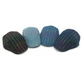 Les hommes et les femmes matching bold color stripes réglable Beret avec lavés et mouillés F
