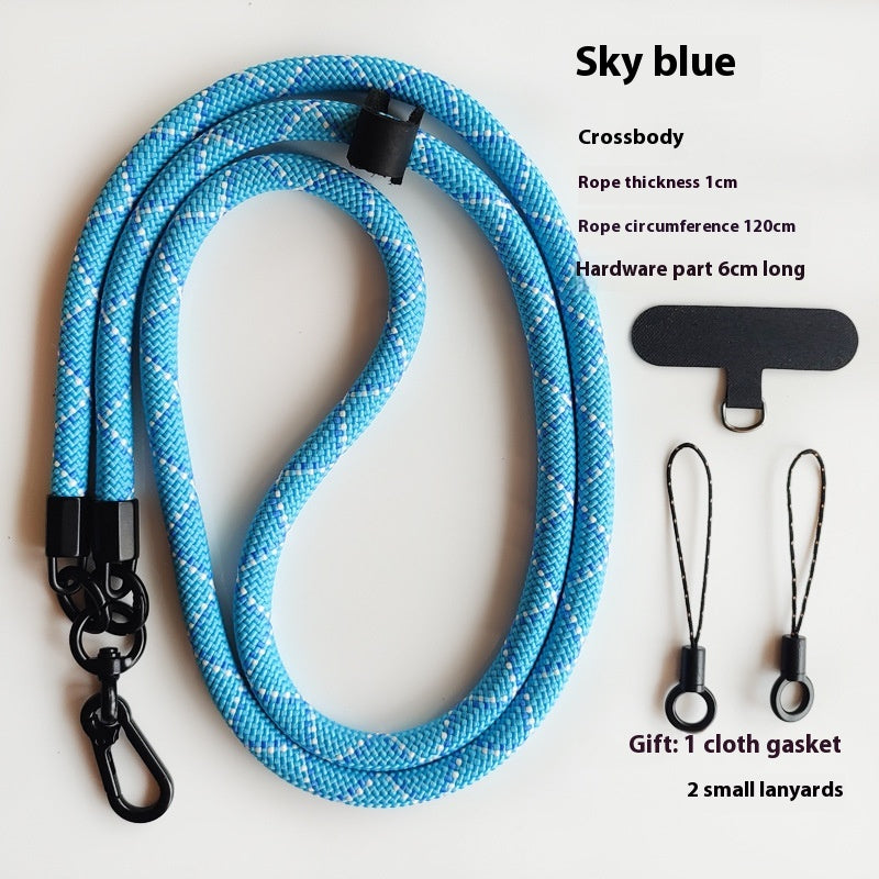 Mobile Téléphone Lanyard Crossbody peut dos Anti-perte corde Sling résistant à la chute