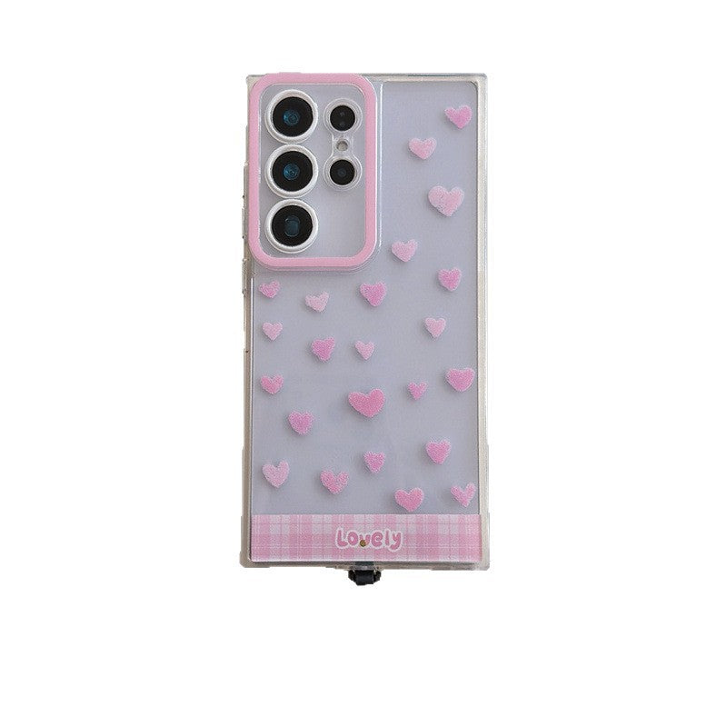 Coffret téléphonique complet en forme de cœur