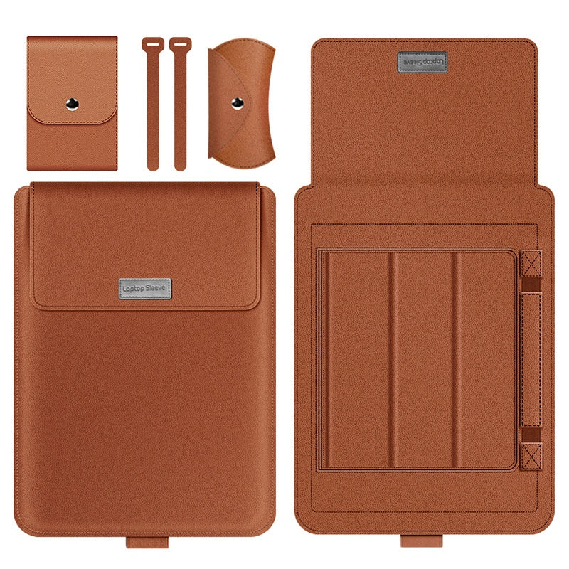 Housse de protection sac en cuir pour ordinateur portable