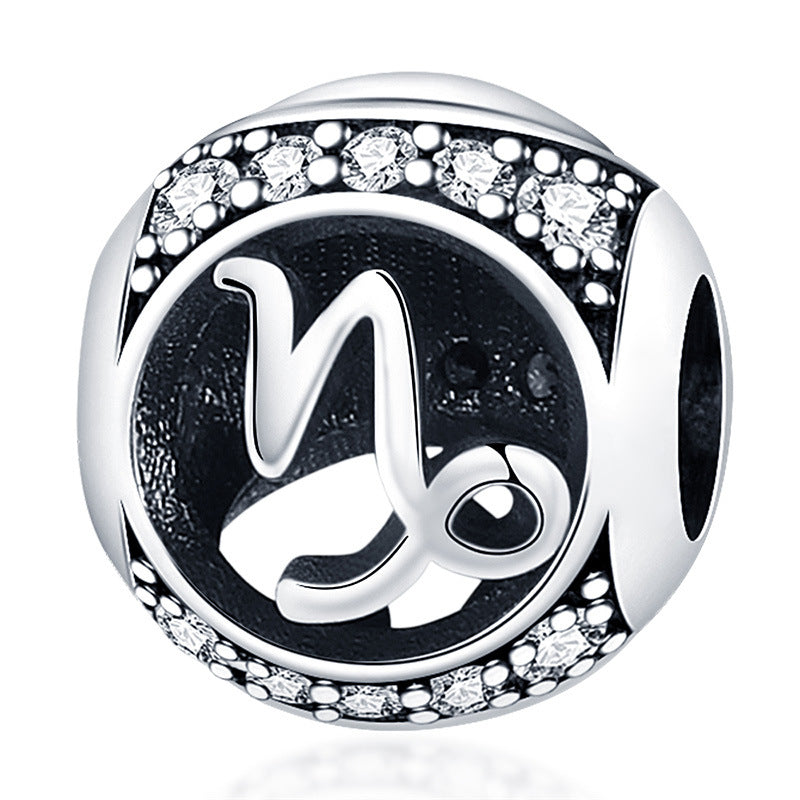 12 Accessoires de perles de signe zodiac pour bracelets bricolage