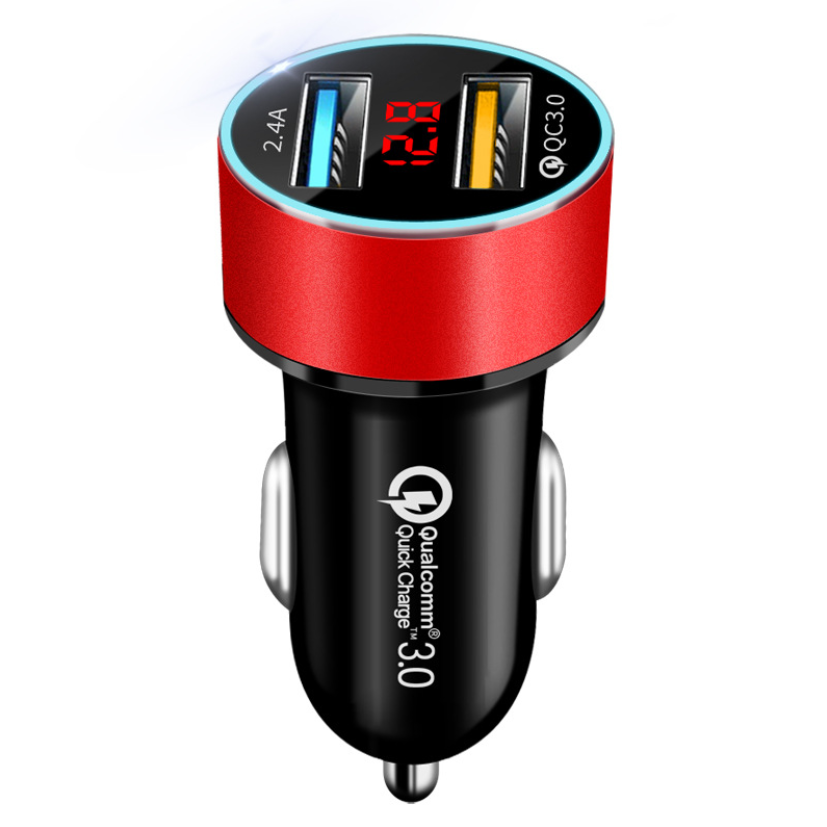 LED affichage numérique chargeur de voiture