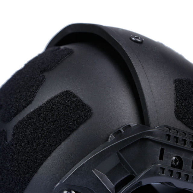 Équipement de terrain tactique casque de protection couleur solide