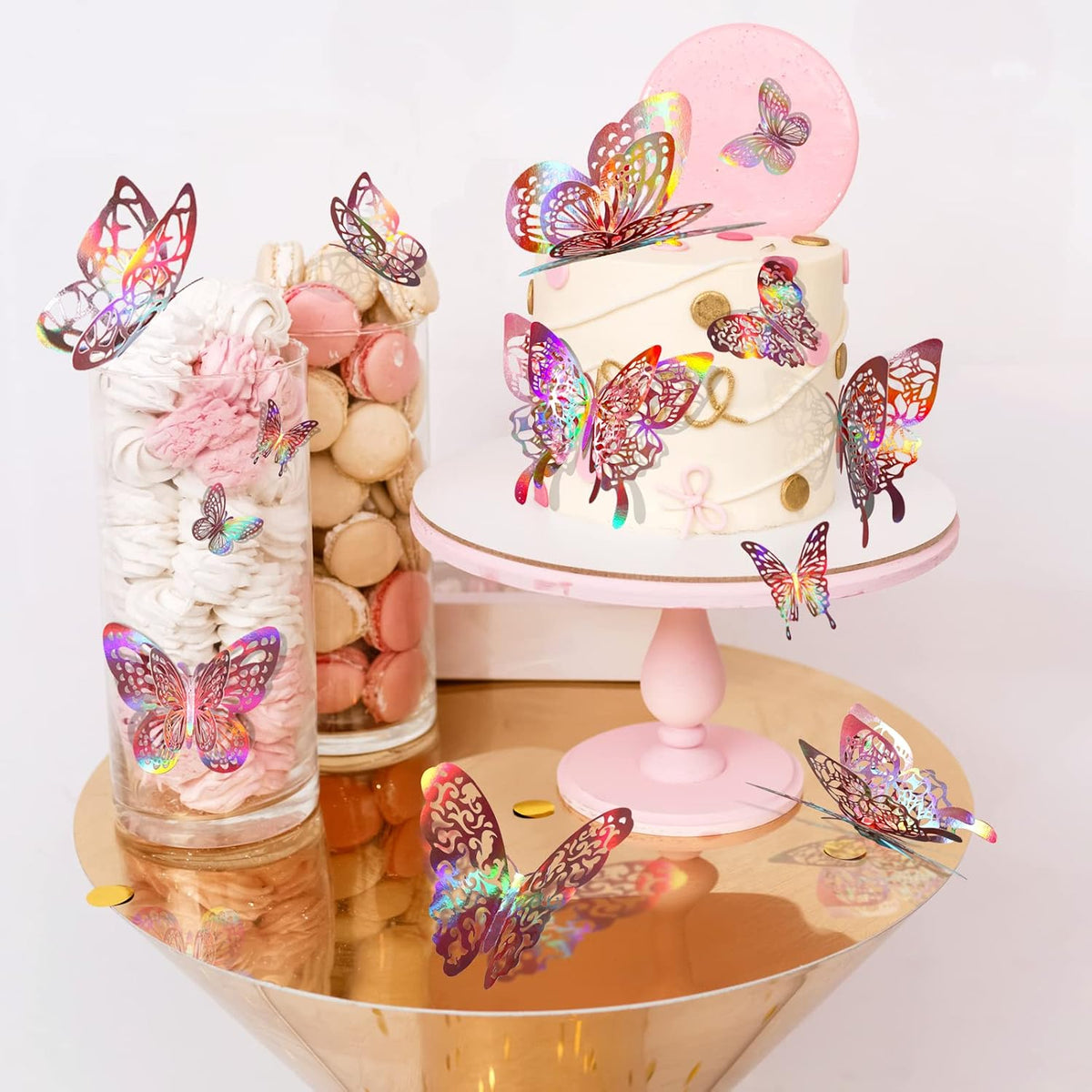 Décor mural 3D papillon 60 PCS