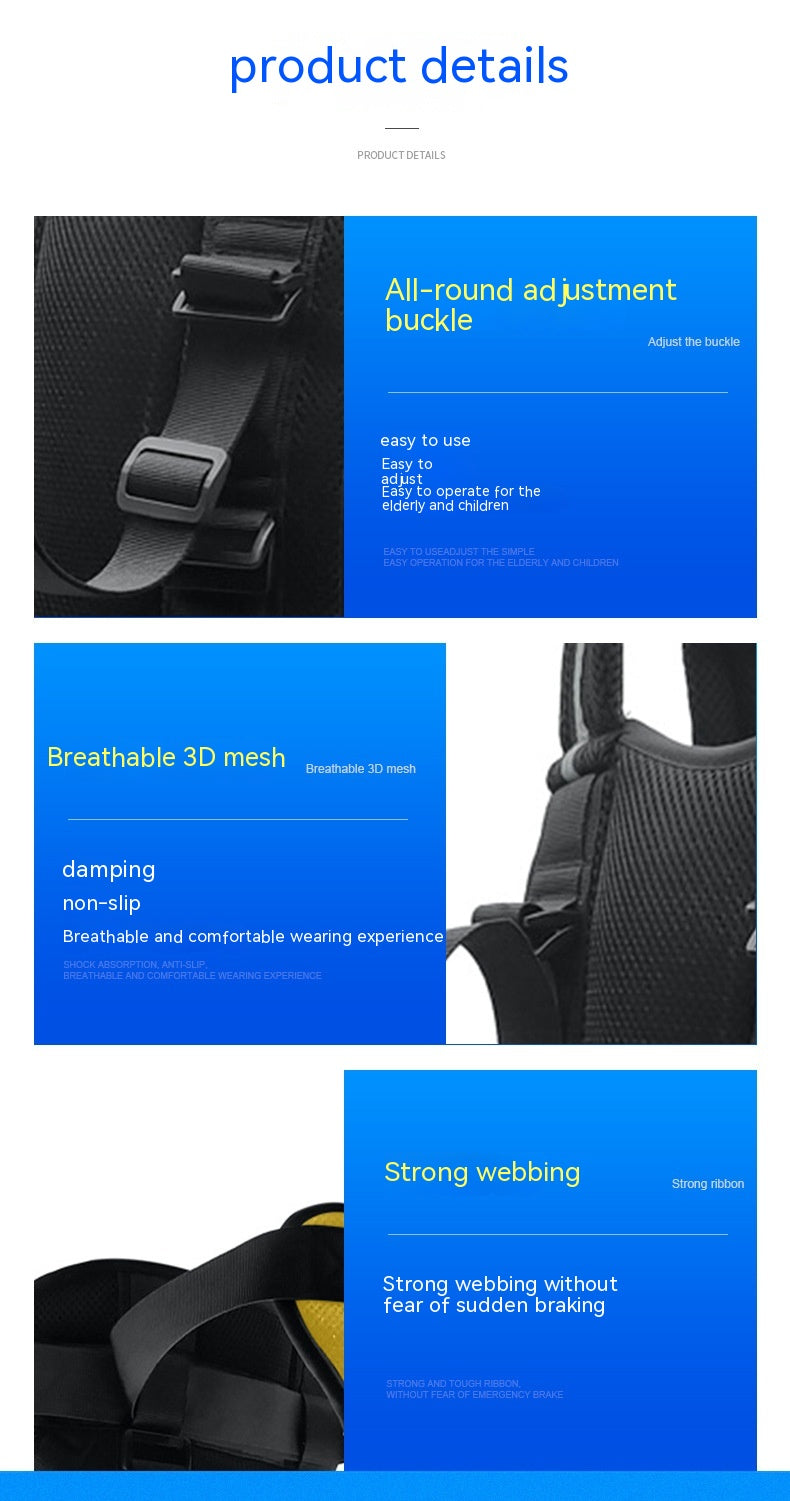 Batterie de sécurité bébé Strap Riding Car