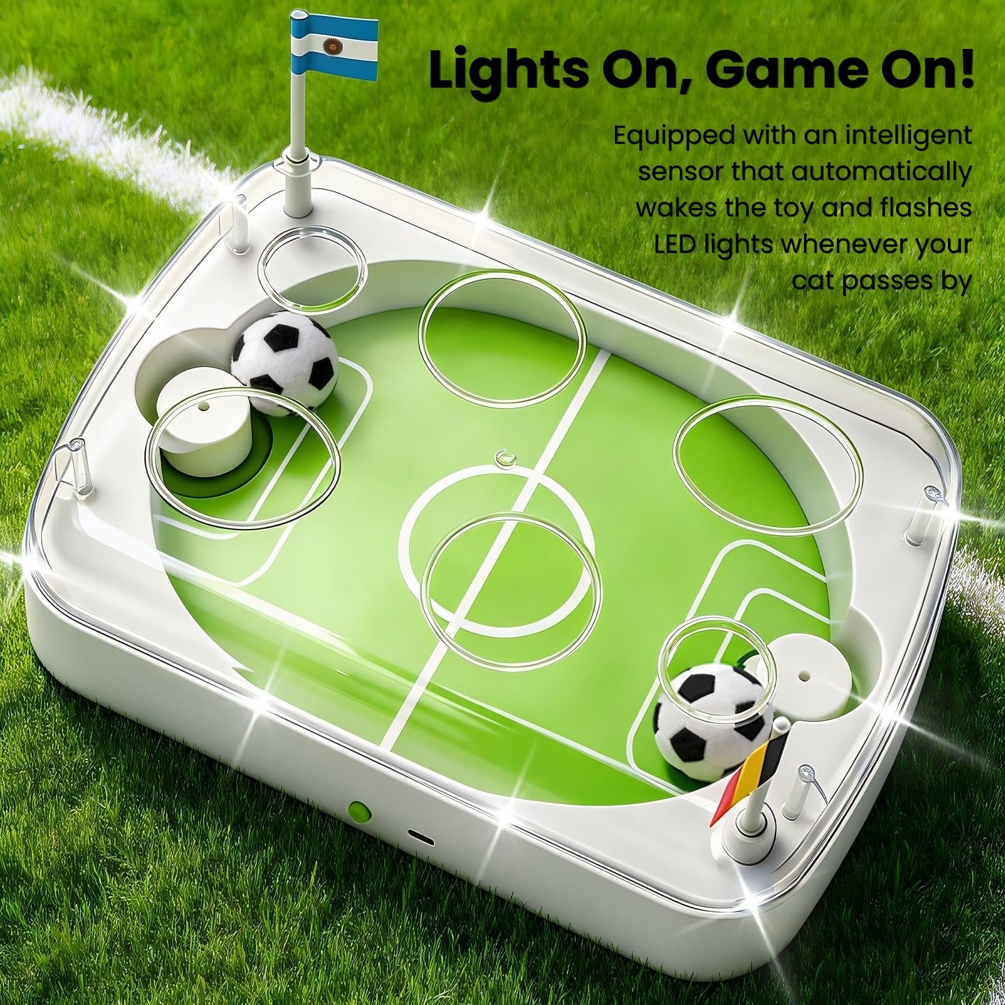 Jouet électrique d'induction de soccer pour le divertissement autonome et le soulagement de l'ennui