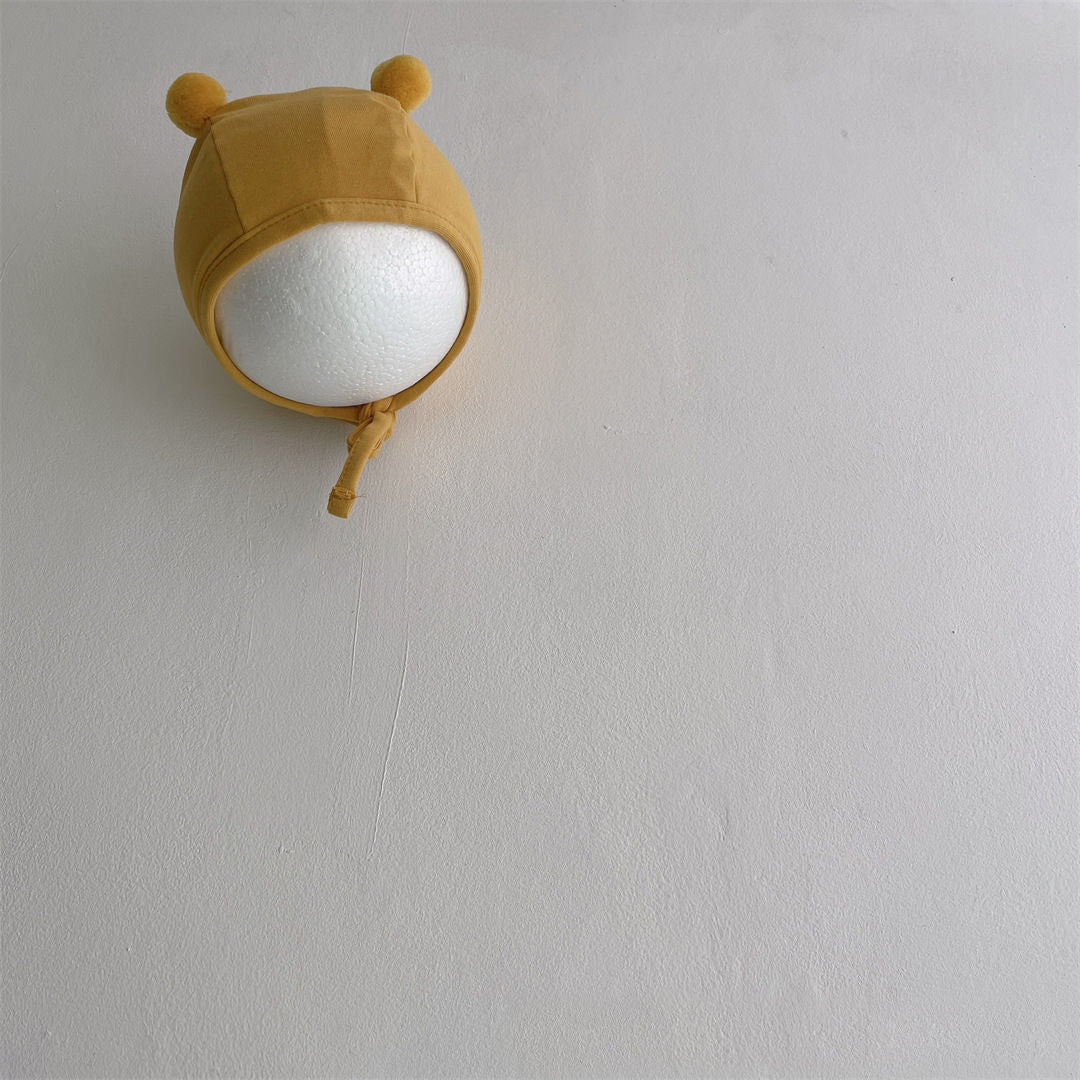 Chapeau bébé et bébé pour le printemps et l'automne avec protection des oreilles pour les nouveau-nés