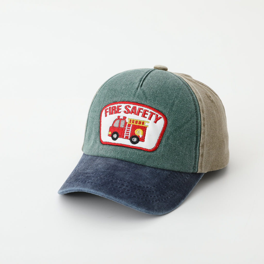 Couleur de match Dinosaur Brodery Laver worn Out Do Old rétro casual Cap de baseball pour enfants