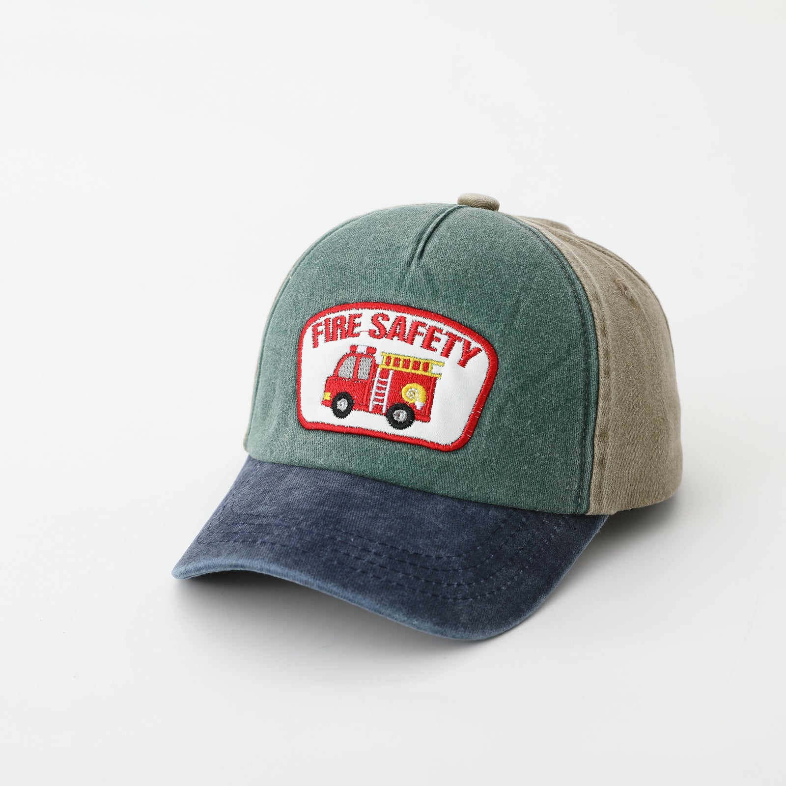 Couleur de match Dinosaur Brodery Laver worn Out Do Old rétro casual Cap de baseball pour enfants
